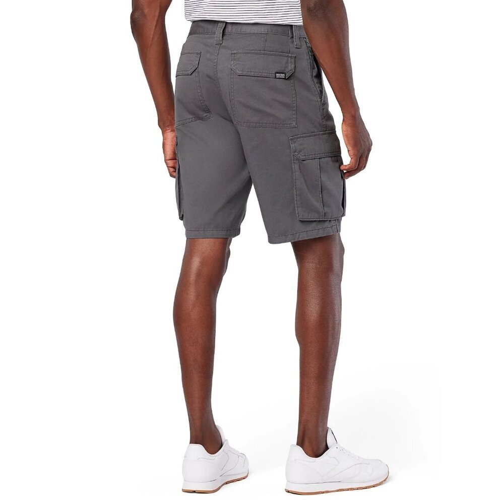 Levi Strauss Signature Men's and Big and Tall Secure Cargo Shorts, Size 30, Gray - Picture 2 of 5